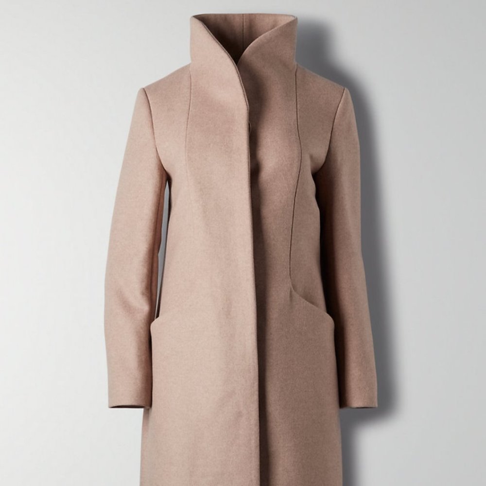 Aritzia Wilfred Cocoon Coat Long - Like New!
